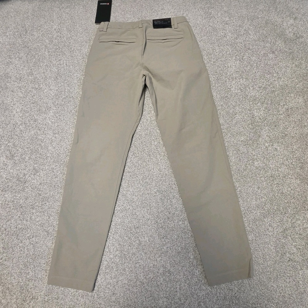 lululemon ABC Pants Mens 30 Stone Khaki Slim Fit Trouser Versa Twill LM5B67S - Picture 9 of 10